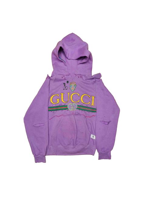 purple gucci sweatshirt|gucci cropped sweatshirt etsy.